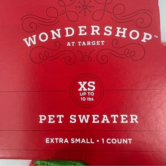NWT Wondershop At Target Knit Pet Dog Cat Sweater Size XS - Picture 2 of 4